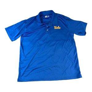 Blue UCLA School Polo Size XL by Russell Athletic